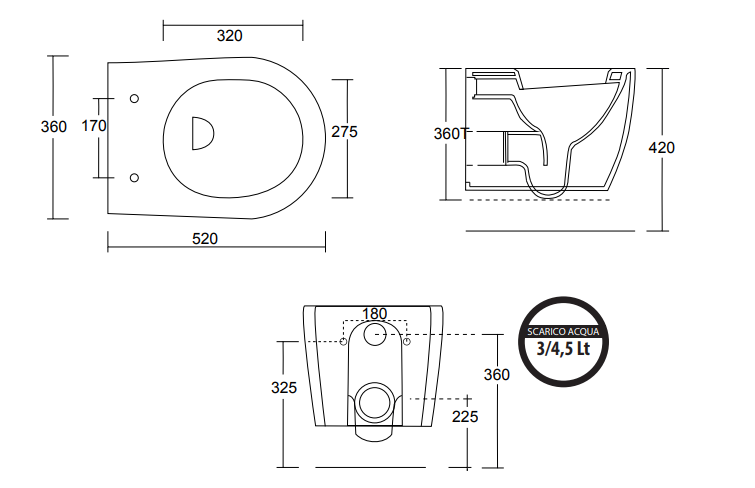 SFERA COPPIA SANITARI SOSPESI
